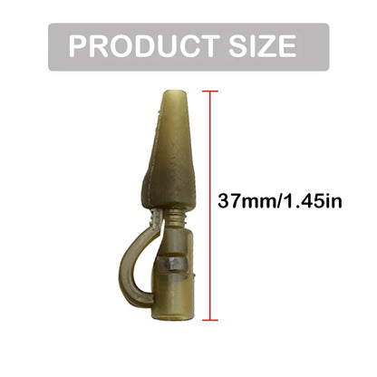 20SET Lead Clips & Tail Rubbers Cone Carp Fishing Tackle Kit Accessories for Carp Fishing Rig Equipment Tackle