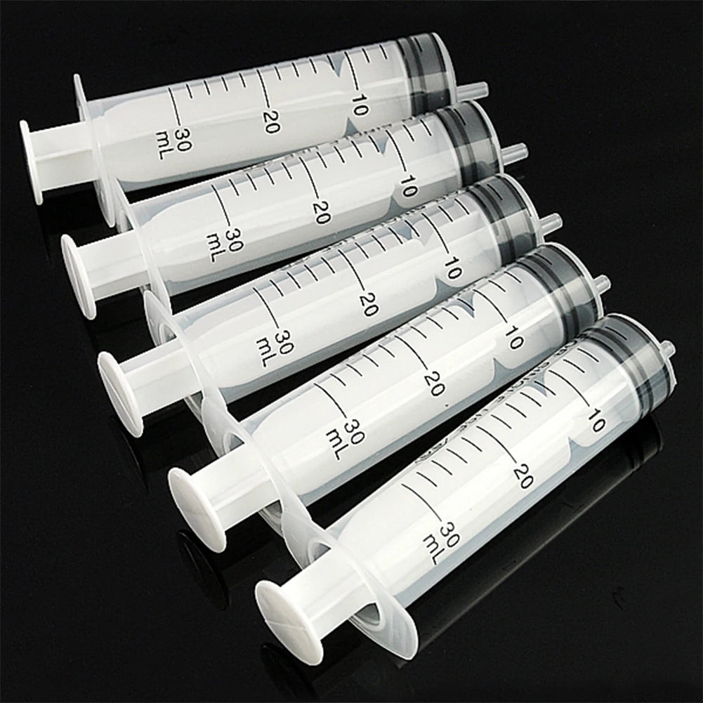 5pcs 1ml,3ml,5ml,10ml,20ml,2.5ml,30ml,50ml Sterile Pet Feeding Disposable Syringe or Hydroponics Lab Medical Tool Nutrient