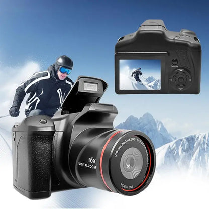 Digital Camera Portable 16X Zoom Video Camcorder Photography Telephoto Camera for Students Beginner Professional Photographer