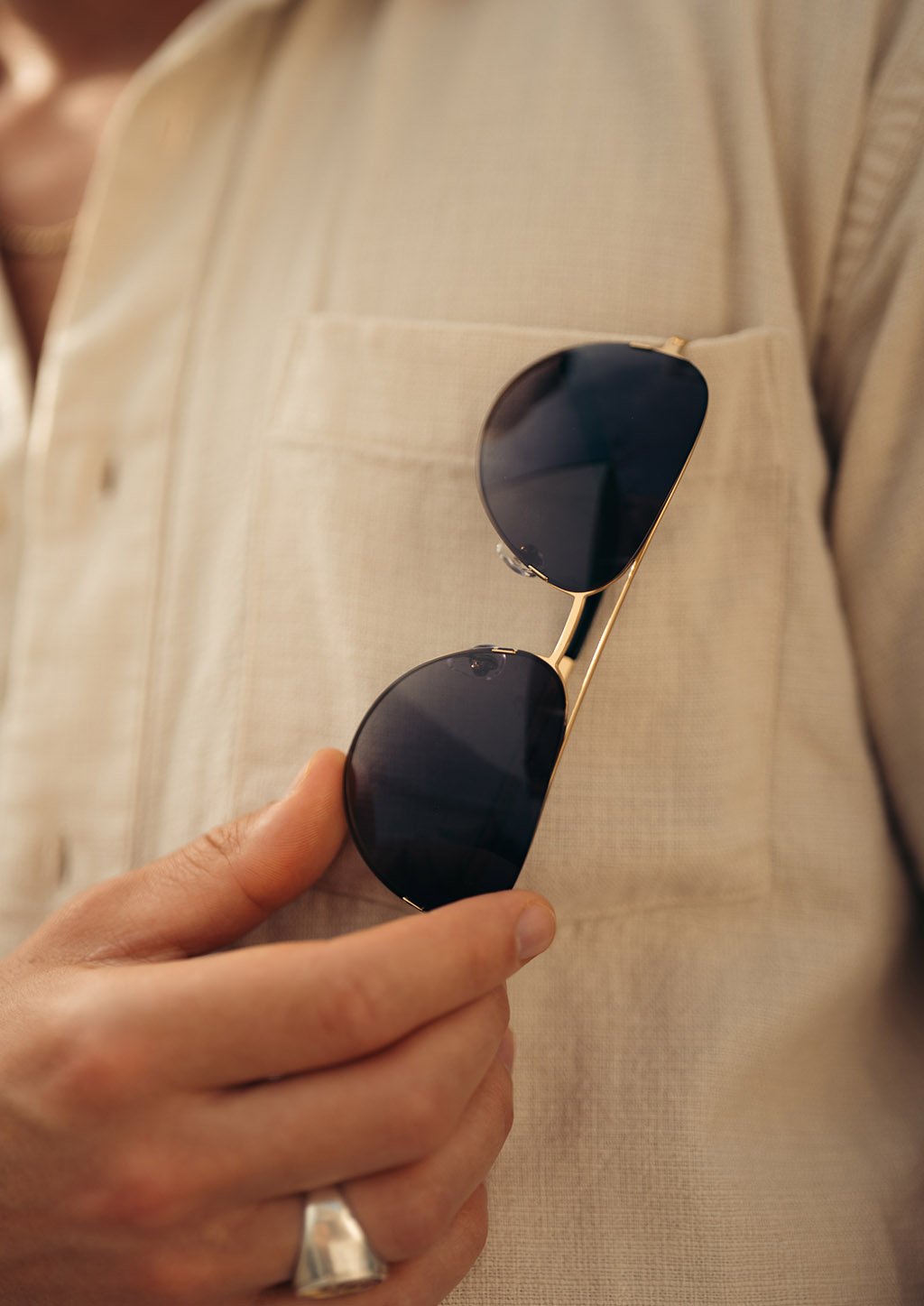 Titanium Aviators - V2 - Changeable Lenses