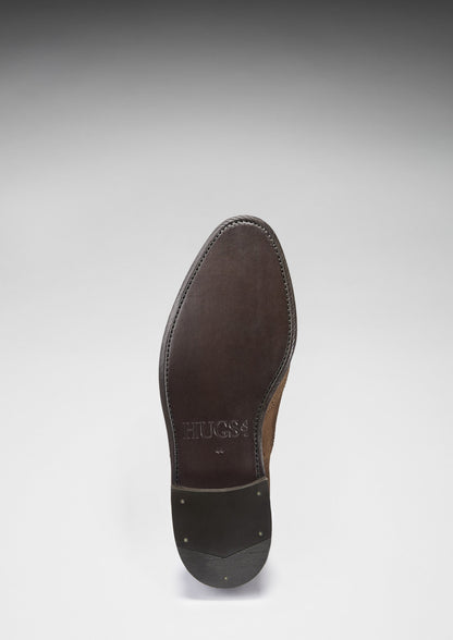 Brown Suede Brogues, Welted Leather Sole