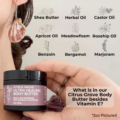 Ultra Healing Body Butter, Citrus Grove Marjoram
