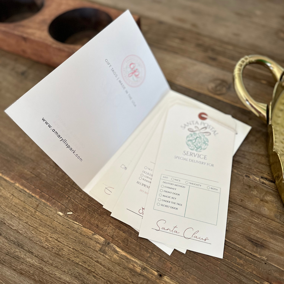 Reindeer Express Interactive Holiday Gift Tags