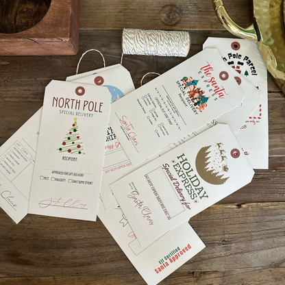 Reindeer Express Interactive Holiday Gift Tags