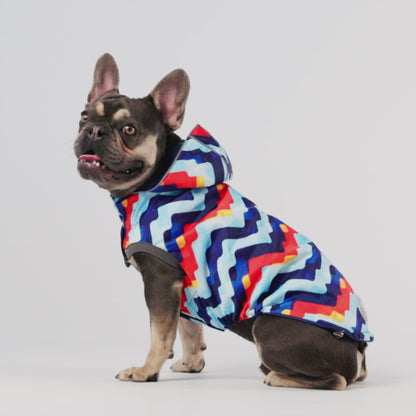 Reversible Elasto-Fit Raincoat - Navy/Navy