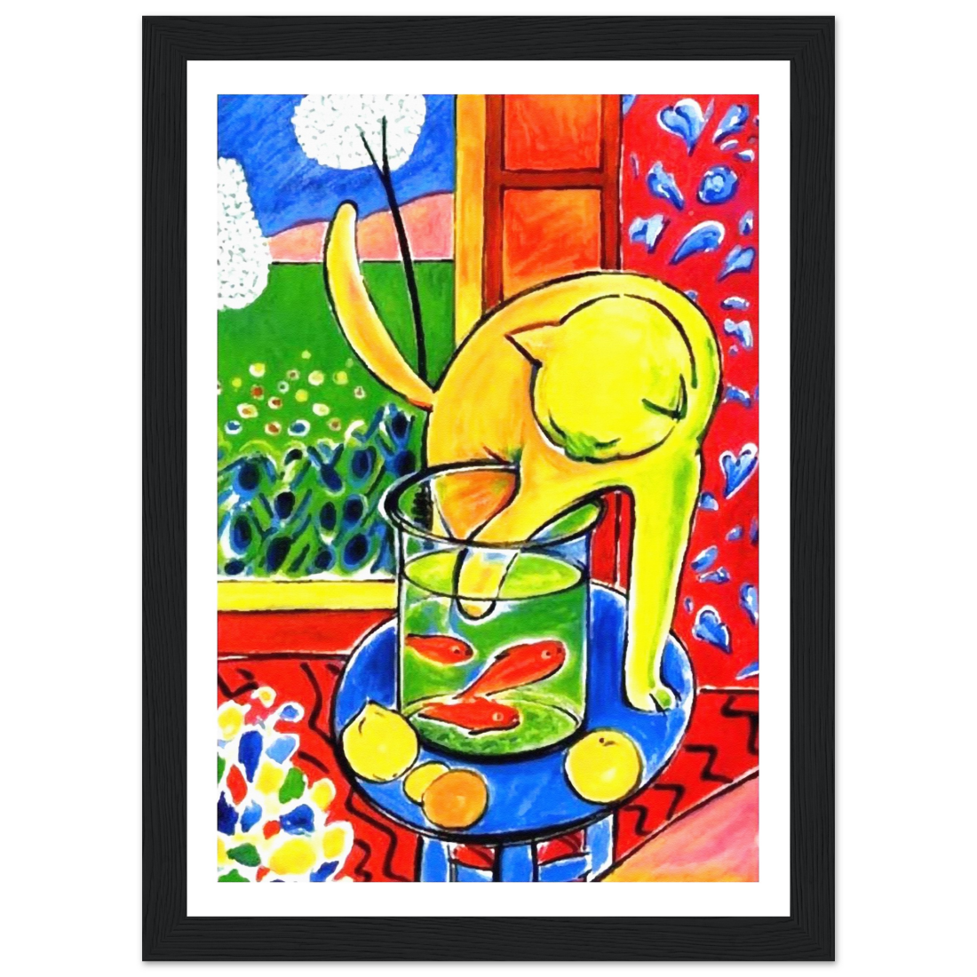 Henri Matisse the Cat With Red Fishes 1914 Poster