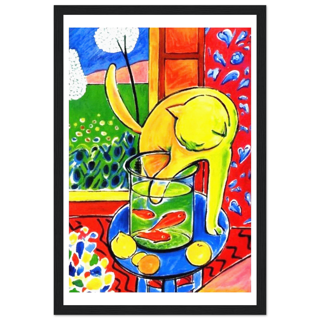 Henri Matisse the Cat With Red Fishes 1914 Poster