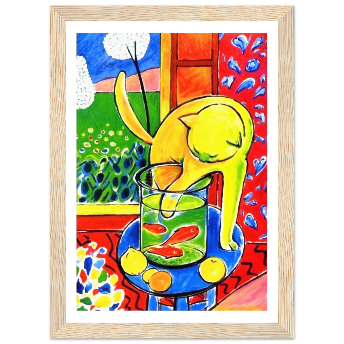 Henri Matisse the Cat With Red Fishes 1914 Poster