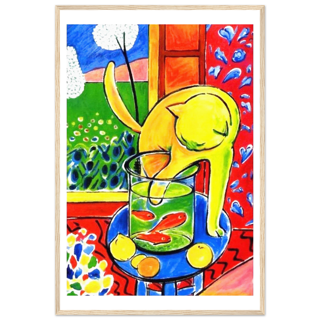 Henri Matisse the Cat With Red Fishes 1914 Poster