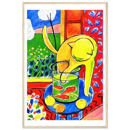 Henri Matisse the Cat With Red Fishes 1914 Poster