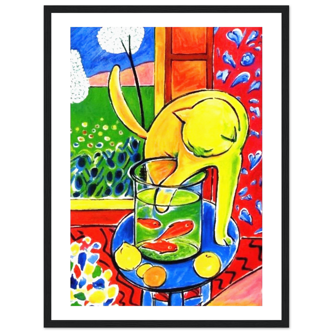 Henri Matisse the Cat With Red Fishes 1914 Poster