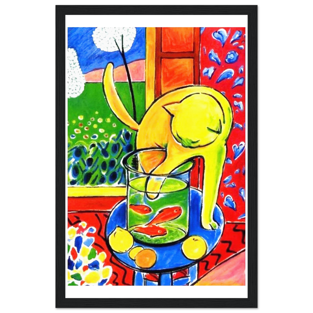 Henri Matisse the Cat With Red Fishes 1914 Poster