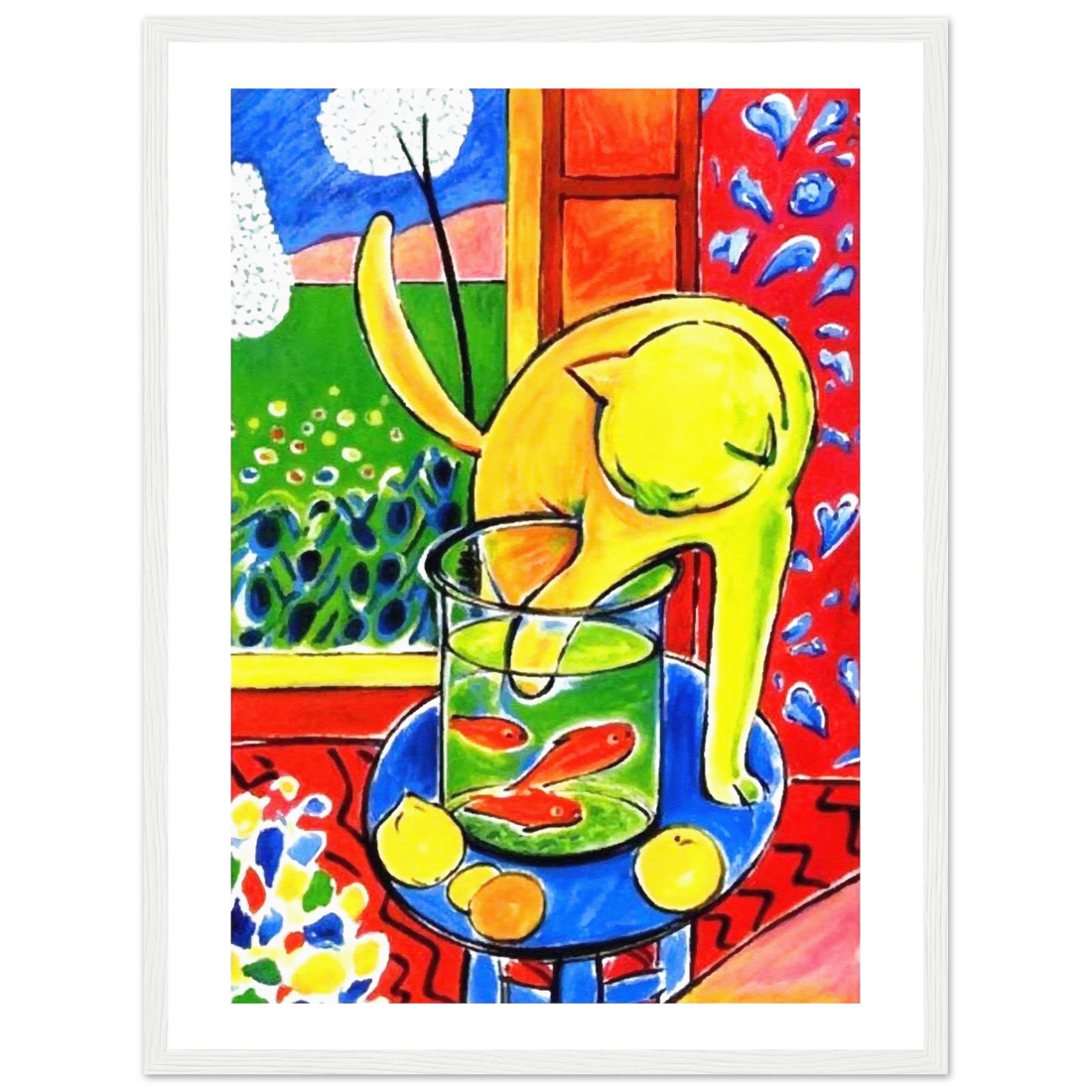 Henri Matisse the Cat With Red Fishes 1914 Poster