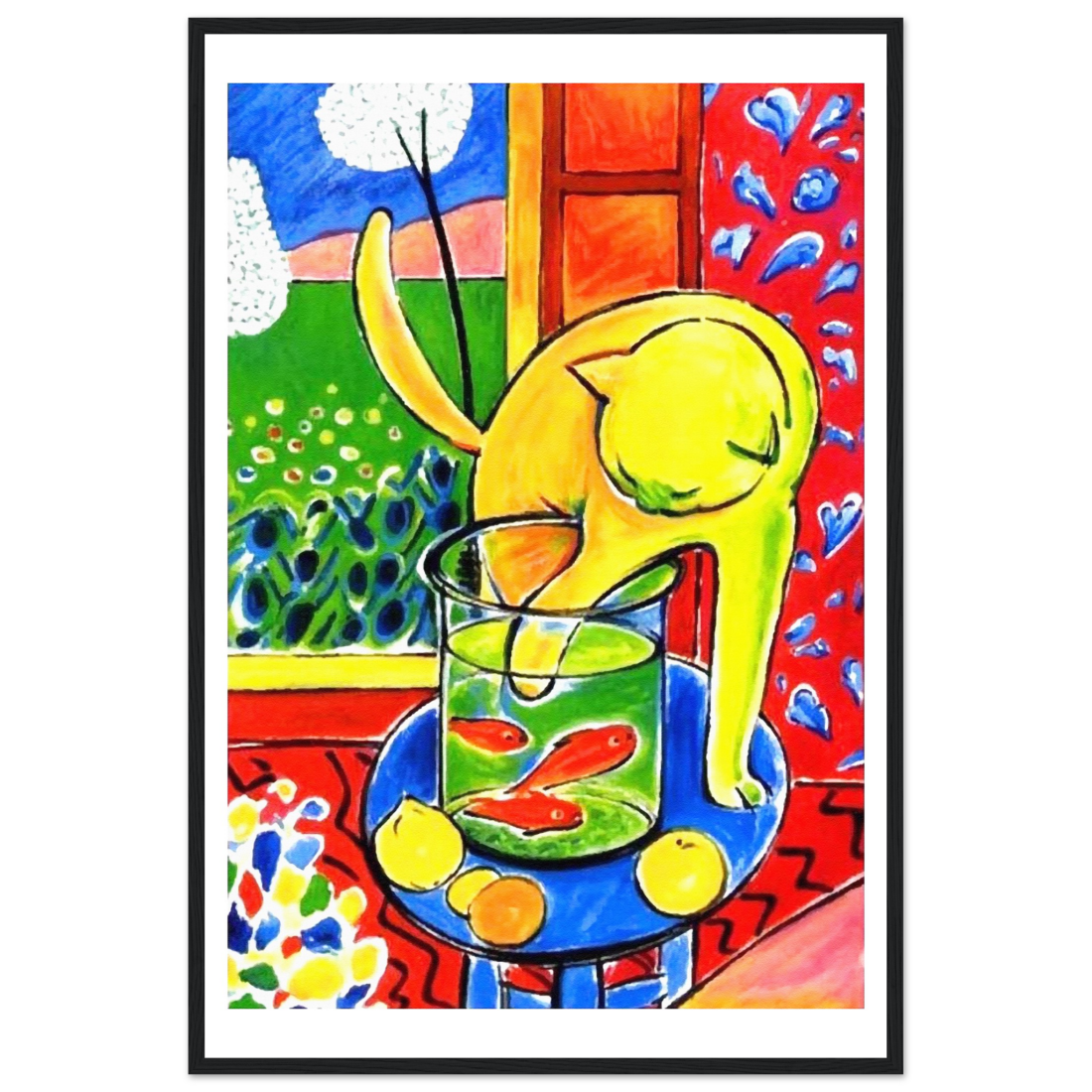 Henri Matisse the Cat With Red Fishes 1914 Poster