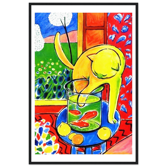 Henri Matisse the Cat With Red Fishes 1914 Poster