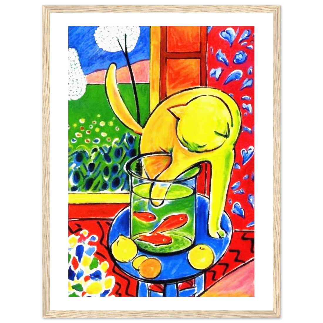 Henri Matisse the Cat With Red Fishes 1914 Poster