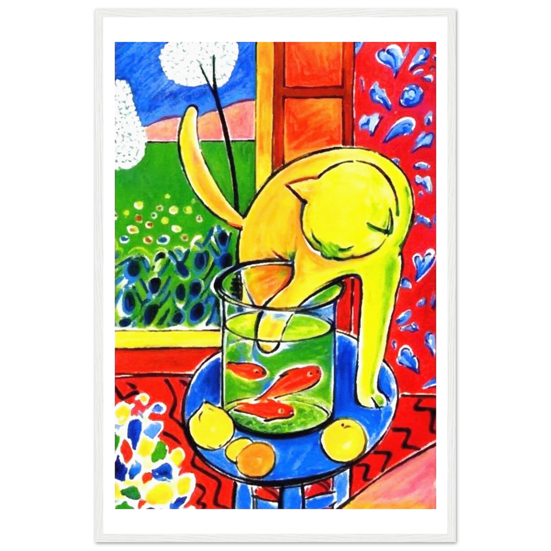 Henri Matisse the Cat With Red Fishes 1914 Poster