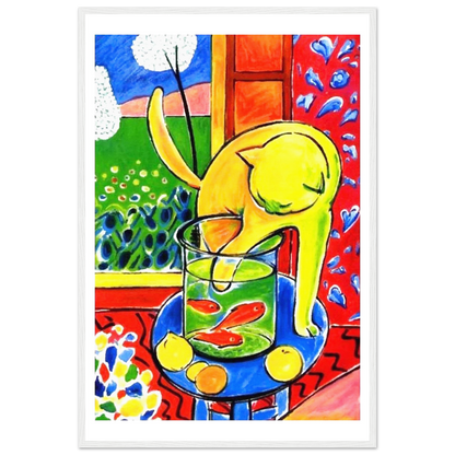 Henri Matisse the Cat With Red Fishes 1914 Poster