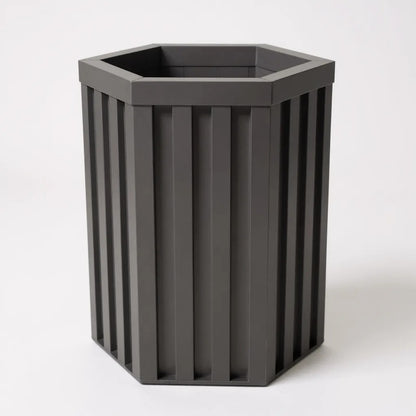 Hexagon Grove Column Planters - Medium