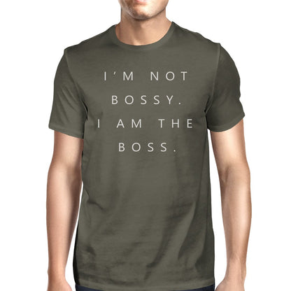 I'm Not Bossy Mens Funny Saying T-Shirt Hilarious Gift for Boss