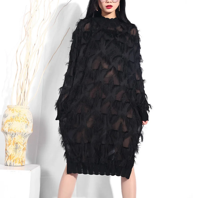 Yuko Loose Long Sleeve Dress