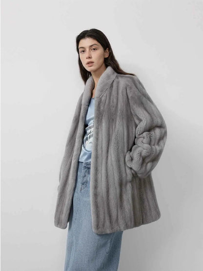 Meteor Variations Sable Fur Coat Women