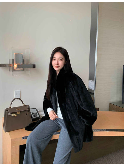 Meteor Variations Sable Fur Coat Women