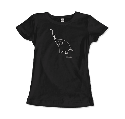 Pablo Picasso Elephant Sketch Artwork T-Shirt