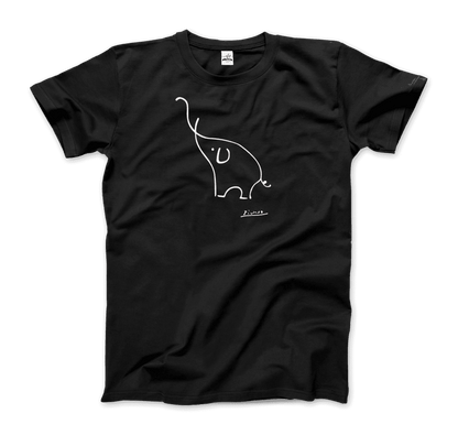 Pablo Picasso Elephant Sketch Artwork T-Shirt