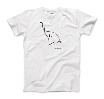 Pablo Picasso Elephant Sketch Artwork T-Shirt