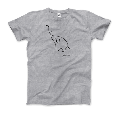Pablo Picasso Elephant Sketch Artwork T-Shirt