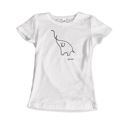 Pablo Picasso Elephant Sketch Artwork T-Shirt