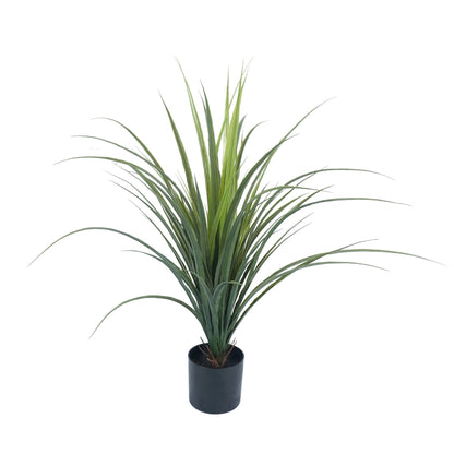 Potted Artificial Long Grass (Yucca Grass) 75cm UV Resistant