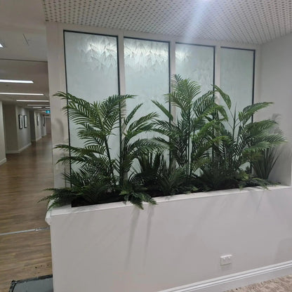 Potted Artificial Long Grass (Yucca Grass) 75cm UV Resistant